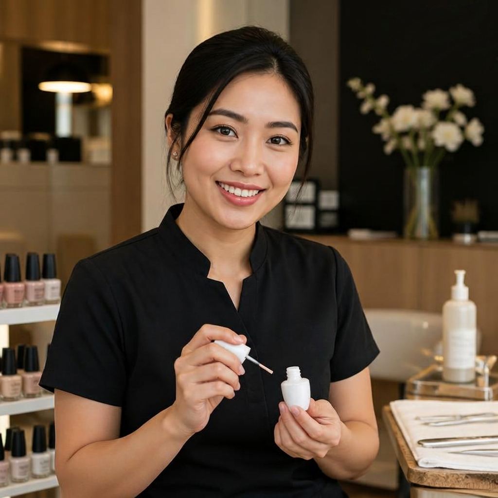 Pedicure specialist at Designers Plus Salon in Oklahoma City
