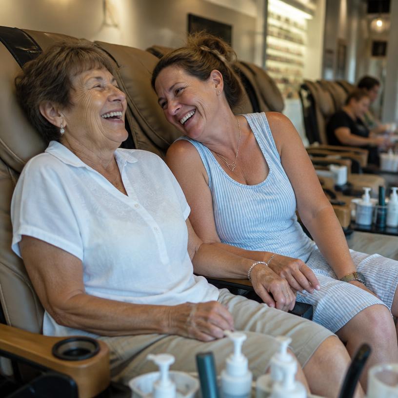 Rosemary & Kate, client of Designers Plus Hair & Nail Salon